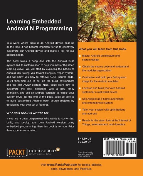 Produktbild: Learning Embedded Android N Programming