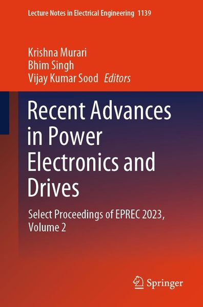 Produktbild: Recent Advances in Power Electronics and Drives