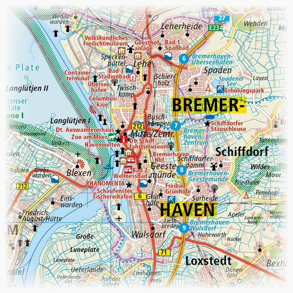 Produktbild: Publicpress Erlebnisf&uuml;hrer Ferienland zwischen Elbe und Weser 1:160.000