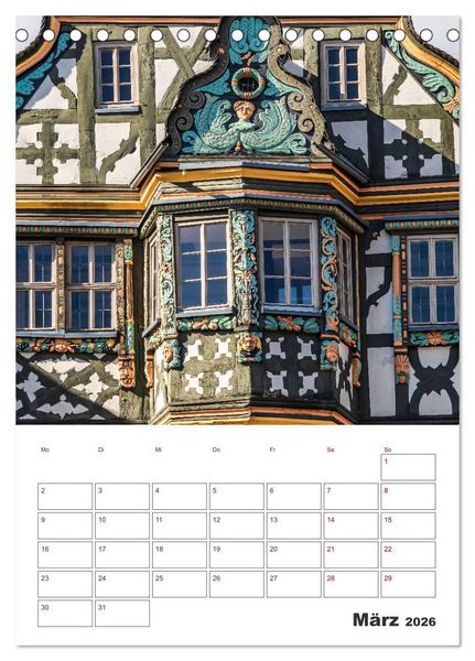 Produktbild: Idstein - Fachwerktraum im Herzen des Taunus (Tischkalender 2026 DIN A5 hoch), CALVENDO Monatskalender