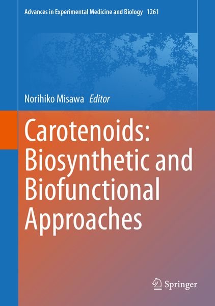 Produktbild: Carotenoids: Biosynthetic and Biofunctional Approaches