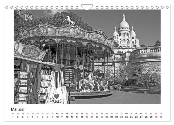 Produktbild: Paris vive la m&eacute;tropole (Wandkalender 2027 DIN A4 quer), CALVENDO Monatskalender