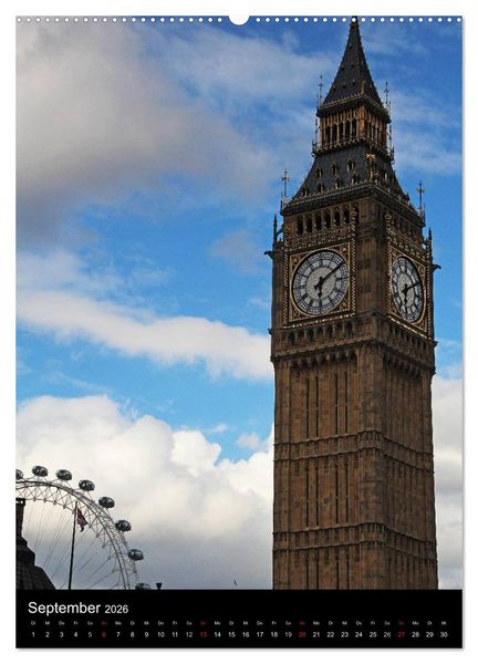 Produktbild: London - Impressionen (Wandkalender 2026 DIN A2 hoch), CALVENDO Monatskalender
