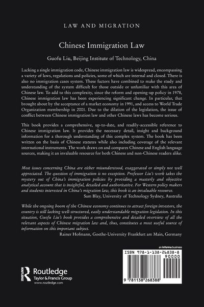 Produktbild: Chinese Immigration Law