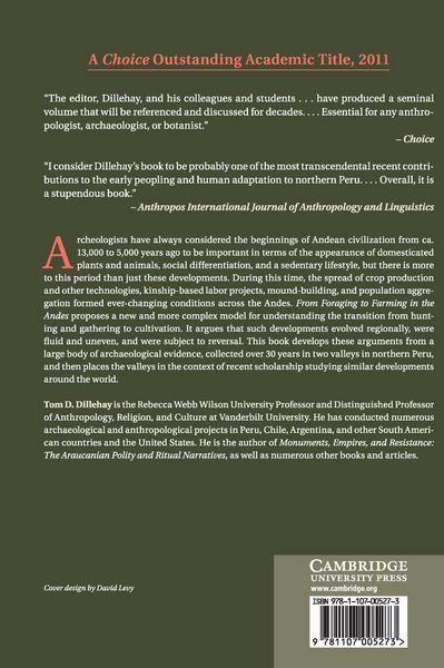 Produktbild: From Foraging to Farming in the Andes