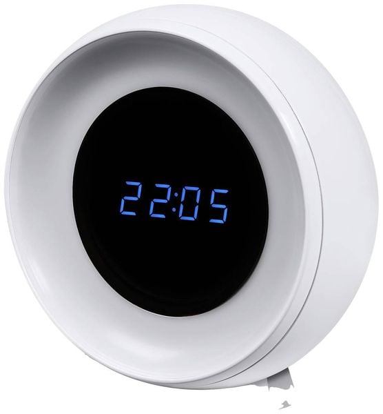 LEDVANCE NIGHTLUX CLOCK 4058075757721 Nachtlicht Rund Warmweiß bis Kaltweiß Weiß