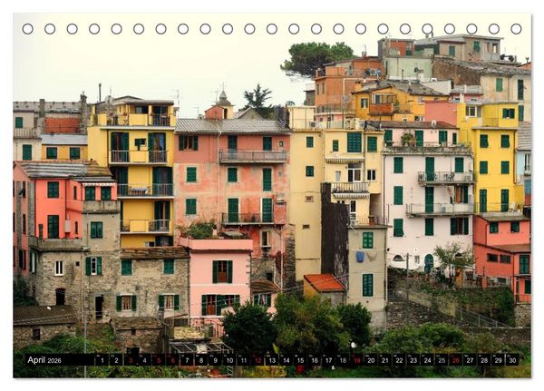 Produktbild: Cinque Terre (Tischkalender 2026 DIN A5 quer), CALVENDO Monatskalender