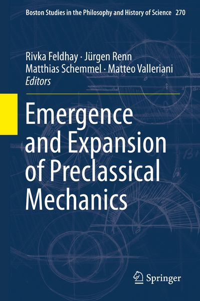 Produktbild: Emergence and Expansion of Preclassical Mechanics