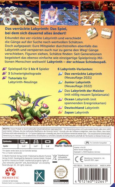 Produktbild: Das verr&uuml;ckte Labyrinth