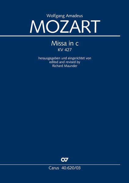 Produktbild: Missa in c (Klavierauszug)