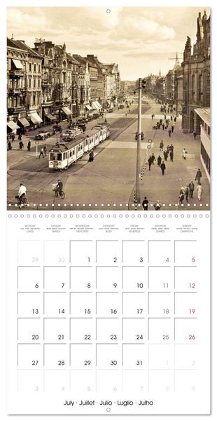 Produktbild: Cologne autrefois : Cartes postales historiques de la ville (Calendrier mural carr&eacute; 2026 30x30 cm) Calendrier double avec une page pour vos prises de notes