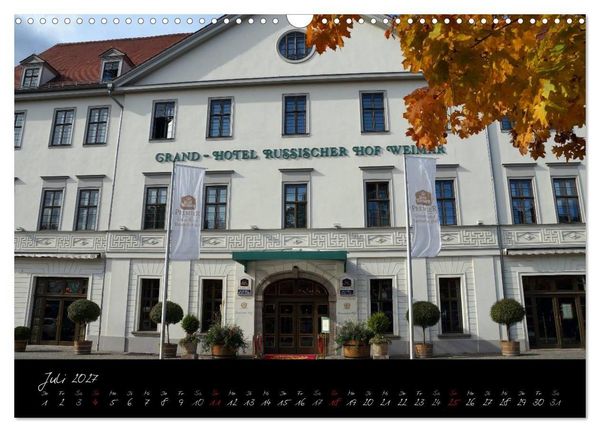 Produktbild: Weimar (Wandkalender 2027 DIN A3 quer), CALVENDO Monatskalender