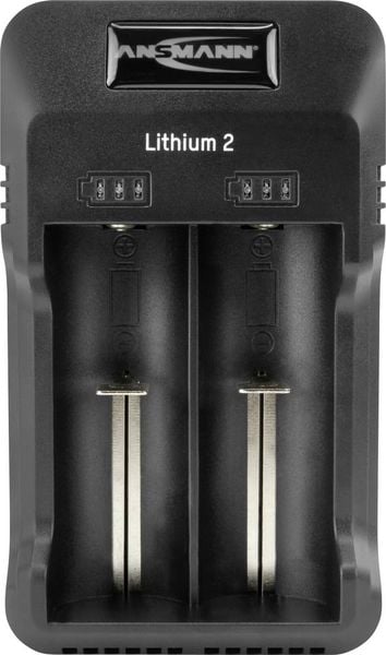 Ansmann Lithium 2 Rundzellen-Ladegerät LiIon, NiCd, NiMH 10340, 10350, 10440, 10500, 12500, 12650, 13500, 13650, 14500, 