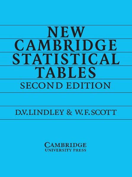 Produktbild: New Camb Statistical Tables 2ed