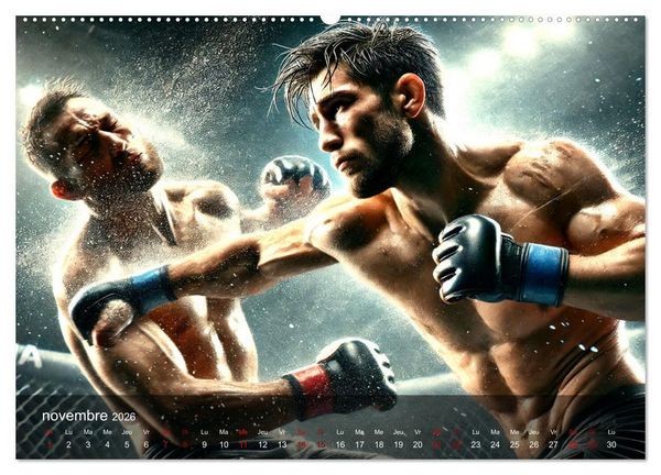 Produktbild: MMA - Mixed Martial Arts France (Calendrier mural 2026 DIN A2 vertical) calendrier de bureau
