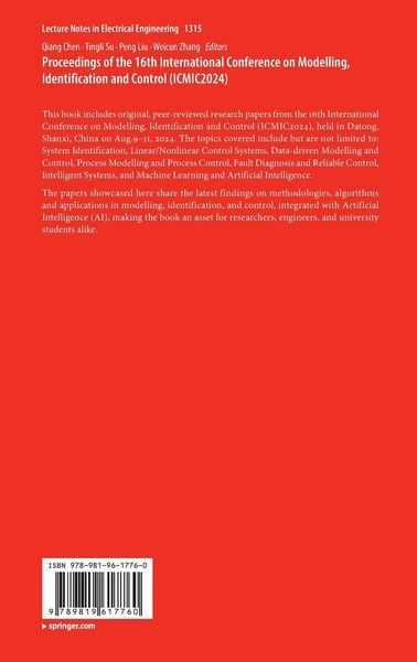 Produktbild: Proceedings of the 16th International Conference on Modelling, Identification and Control (ICMIC2024)