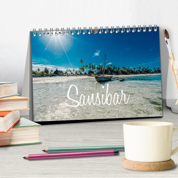 Produktbild: Karibu Sansibar (Tischkalender 2026 DIN A5 quer), CALVENDO Monatskalender