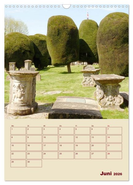 Produktbild: Die Cotswolds Englands gr&uuml;nes Herz (Wandkalender 2026 DIN A3 hoch), CALVENDO Monatskalender