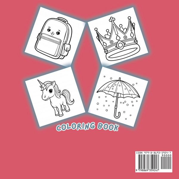 Produktbild: Girly Gems Bold & Easy Coloring Book