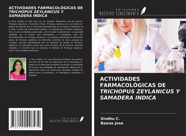 Produktbild: Actividades Farmacol&oacute;gicas De Trichopus Zeylanicus Y Samadera Indica