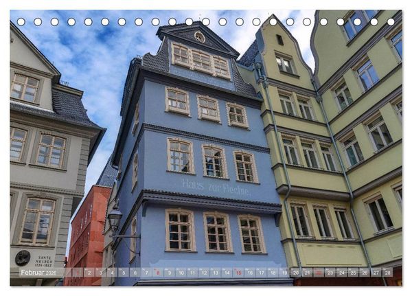 Produktbild: Frankfurts Neue Altstadt (Tischkalender 2026 DIN A5 quer), CALVENDO Monatskalender