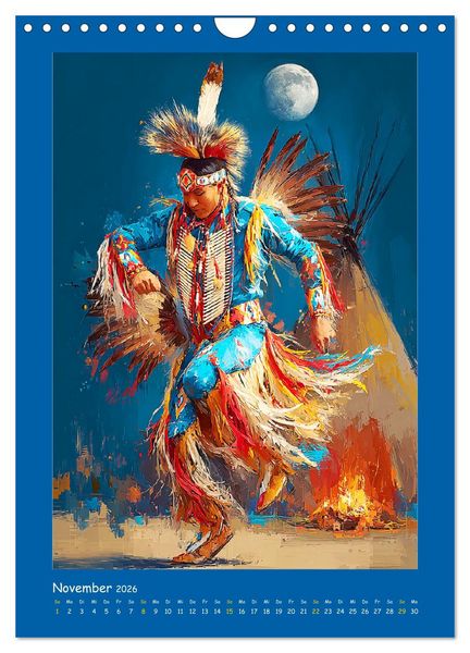 Produktbild: Omaha-Tanz. Grastanz der amerikanischen Ureinwohner (Wandkalender 2026 DIN A4 hoch), CALVENDO Monatskalender
