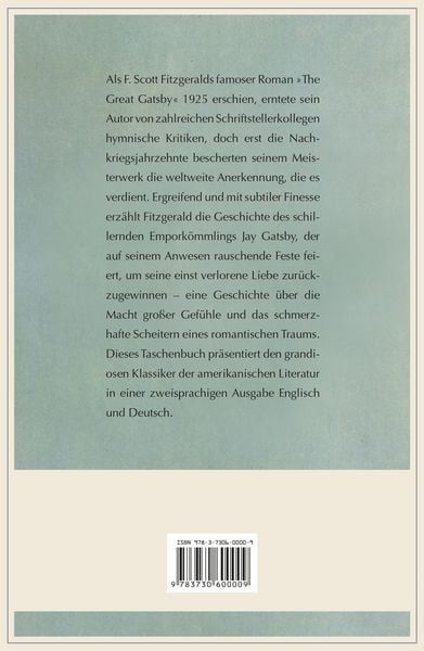 Produktbild: Der gro&szlig;e Gatsby / The Great Gatsby