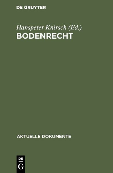 Produktbild: Bodenrecht