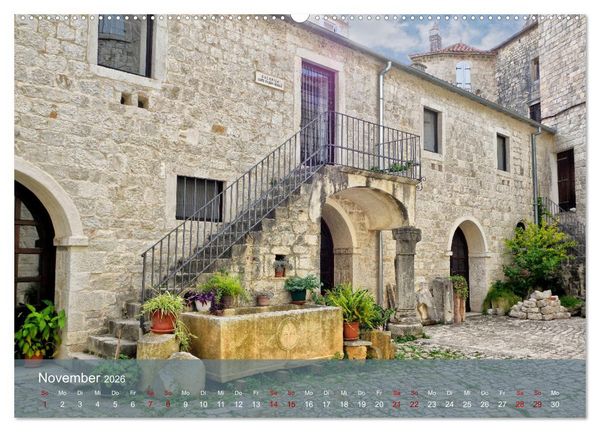 Produktbild: Dalmatien - Stille Orte (Wandkalender 2026 DIN A2 quer), CALVENDO Monatskalender