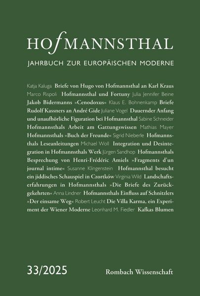 Produktbild: Hofmannsthal