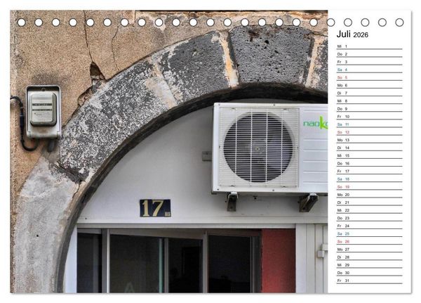 Produktbild: Unter Strom - Elektroinstallationen der besonderen Art (Tischkalender 2026 DIN A5 quer), CALVENDO Monatskalender