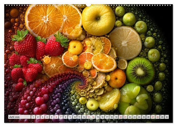 Produktbild: Fibonacci&rsquo;s Garten (hochwertiger Premium Wandkalender 2026 DIN A2 quer), Kunstdruck in Hochglanz