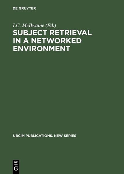 Produktbild: Subject Retrieval in a Networked Environment