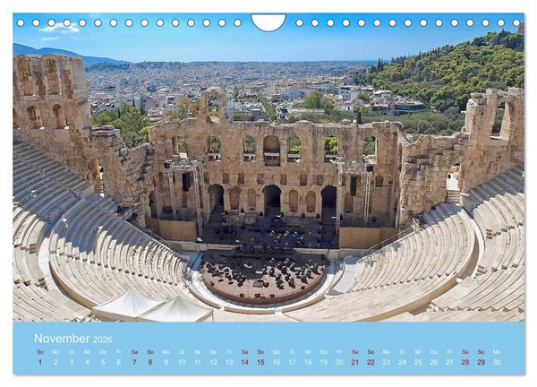Produktbild: Geliebtes Athen (Wandkalender 2026 DIN A4 quer), CALVENDO Monatskalender
