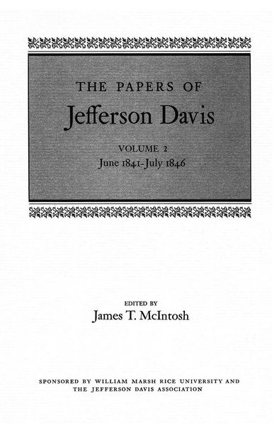 Produktbild: The Papers of Jefferson Davis