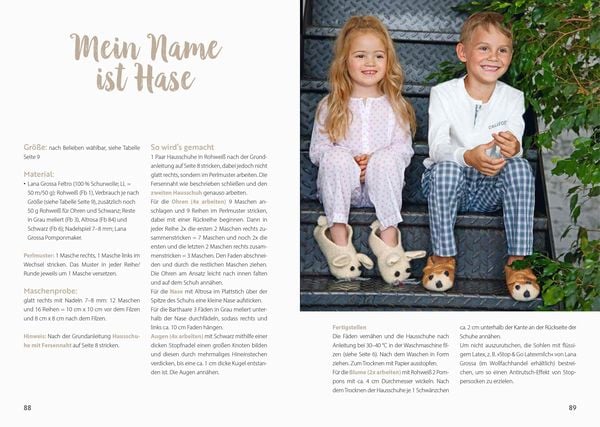 Hausschuhe stricken & filzen
