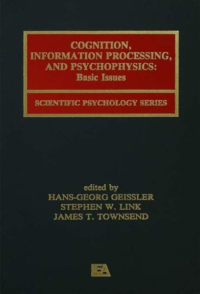Produktbild: Cognition, Information Processing, and Psychophysics