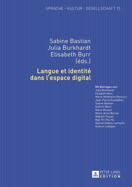Produktbild: Langue et identit&eacute; dans l&rsquo;espace digital