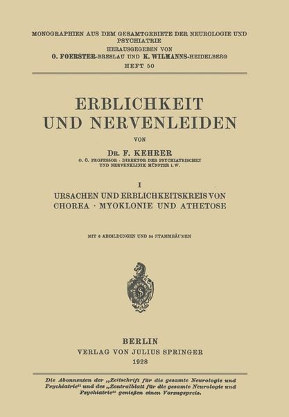 Produktbild: Erblichkeit und Nervenleiden