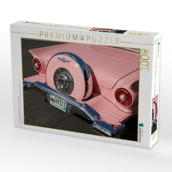 Produktbild: CALVENDO Puzzle Ford Thunderbird, Bj. 1957, Milford, Connecticut, USA | 1000 Teile Lege-Gr&ouml;&szlig;e 64x48cm Foto-Puzzle f&uuml;r gl&uuml;ckliche Stunden