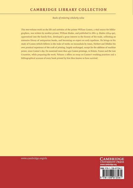 Produktbild: The Life and Typography of William Caxton, England's First Printer