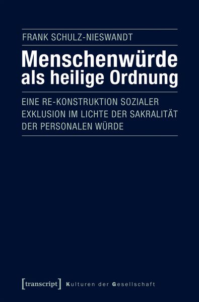 Produktbild: Menschenw&uuml;rde als heilige Ordnung