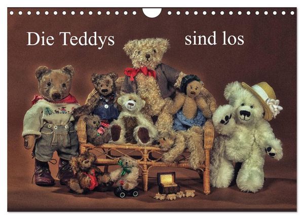 Produktbild: Die Teddys sind los (Wandkalender 2026 DIN A4 quer), CALVENDO Monatskalender