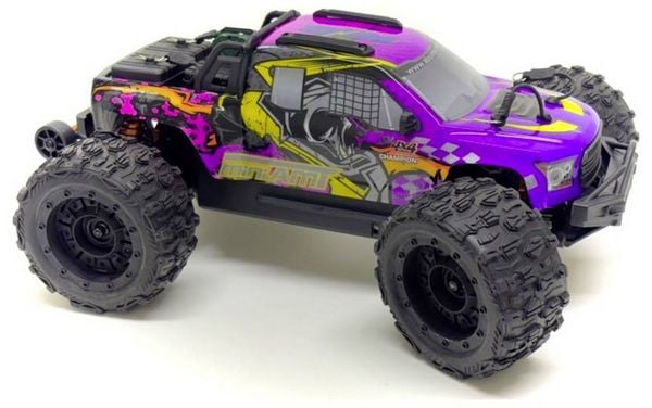 Absima Mini AMT Magic Lila Brushless 1:16 RC Modellauto Elektro Monstertruck Allradantrieb (4WD) RtR 2,4 GHz