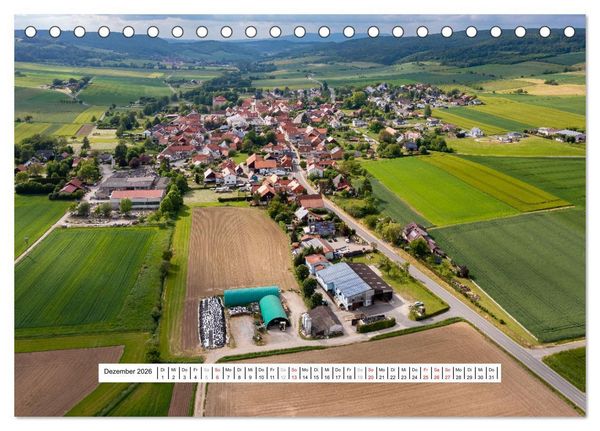 Produktbild: Die Ringgau D&ouml;rfer (Tischkalender 2026 DIN A5 quer), CALVENDO Monatskalender