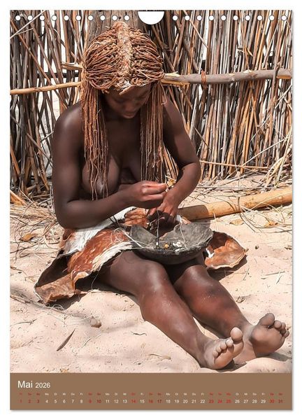 Produktbild: Beim Mbunza Volk - Namibia (Wandkalender 2026 DIN A4 hoch), CALVENDO Monatskalender