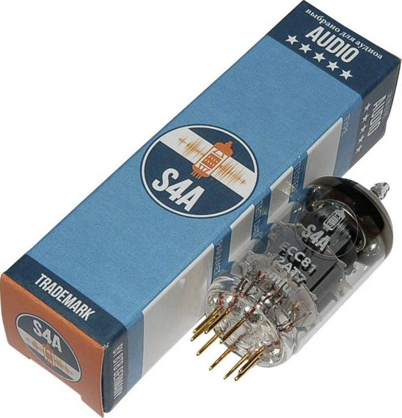 Produktbild: BTB Vertrieb ECC81 S4A Premium Elektronenr&ouml;hre Selektiert f&uuml;r Audio & Studio Doppeltriode Polzahl: 9 Sockel: Noval Inhalt 1 St.