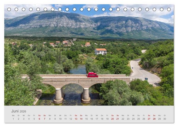 Produktbild: Abenteuer Camping in Kroatien (Tischkalender 2026 DIN A5 quer), CALVENDO Monatskalender