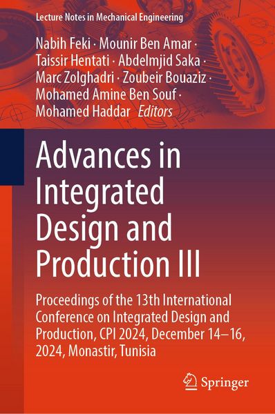 Produktbild: Advances in Integrated Design and Production III