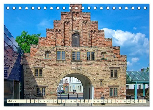 Produktbild: Bezauberndes Flensburg (Tischkalender 2026 DIN A5 quer), CALVENDO Monatskalender